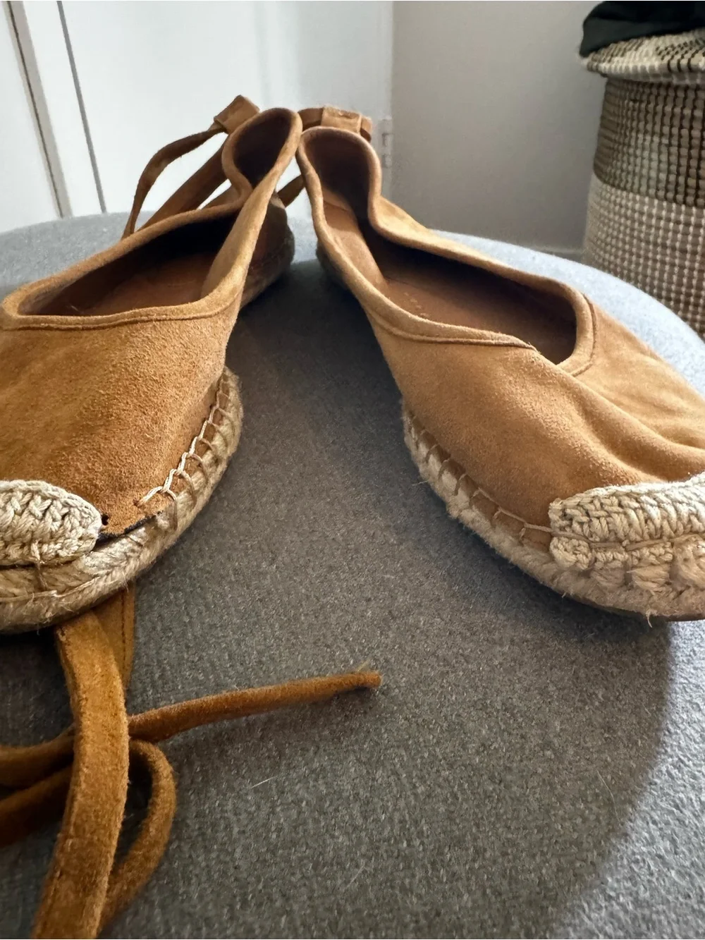 Zara suede upper